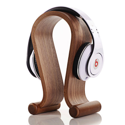 Support pour casque, design bois