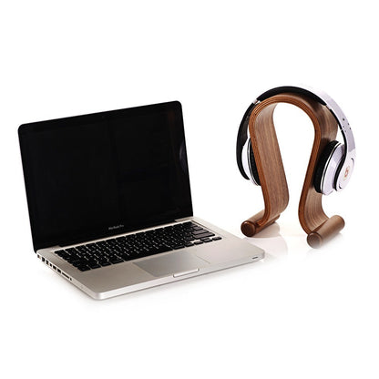 Support pour casque, design bois