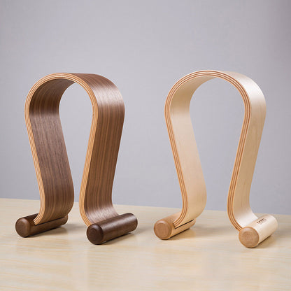 Support pour casque, design bois