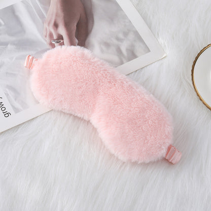Masque pour les yeux style fourrure, confortable et coocooning