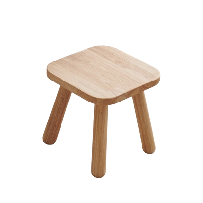 Tabouret design en bois massif naturel, solide et élégant