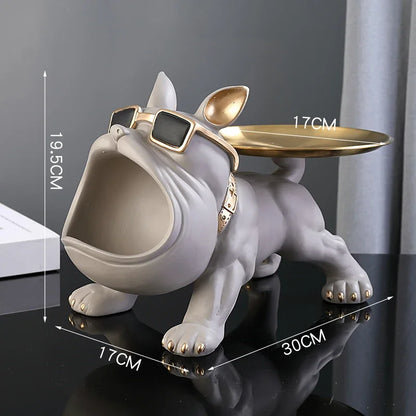Figurine  bouledogue