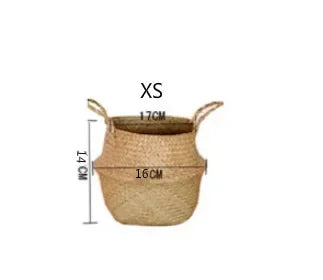 Pot de fleurs en rotin pour rangement de vêtements sales, WF1015