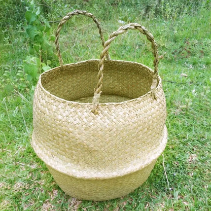 Pot de fleurs en rotin pour rangement de vêtements sales, WF1015