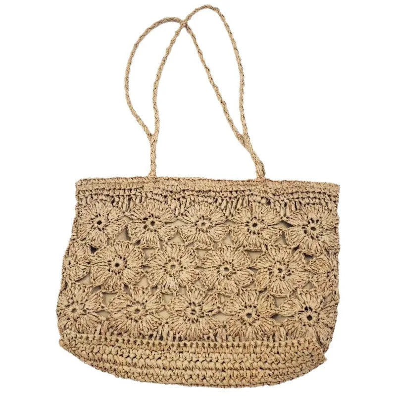Sac fourre-tout estival, fleuri et tissé avec style