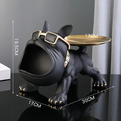 Figurine  bouledogue