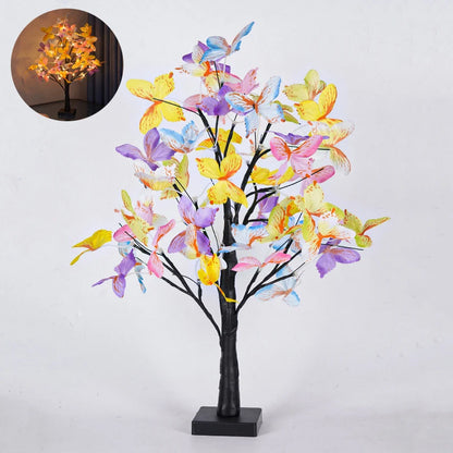 Lumières d'arbre de table, LED décorative