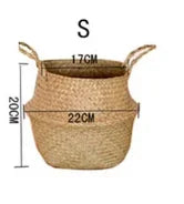 Pot de fleurs en rotin pour rangement de vêtements sales, WF1015