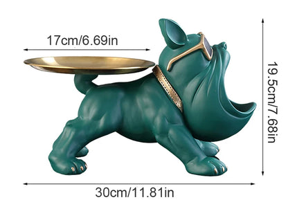 Figurine  bouledogue