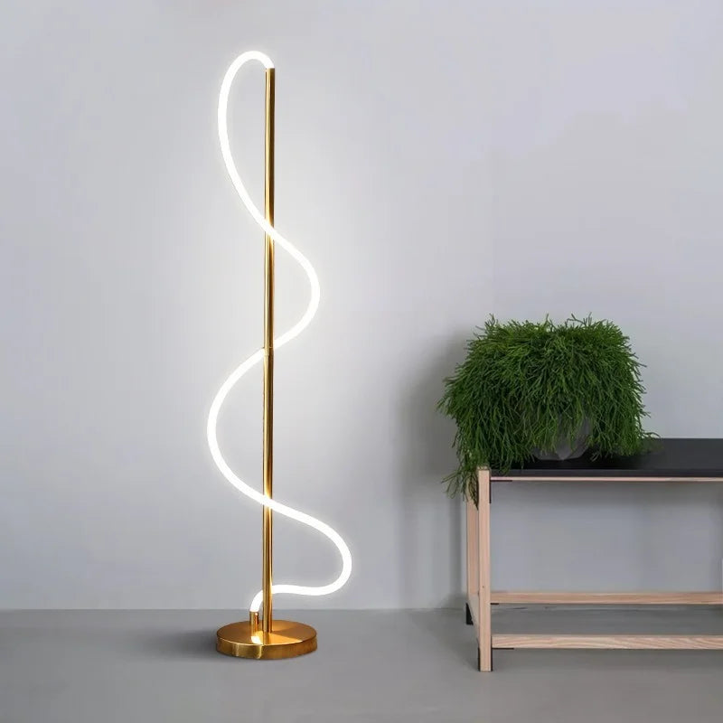 Lampe LED autoportante au design nordique minimaliste moderne