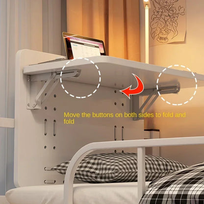 Table de lit pliable, pratique et compacte