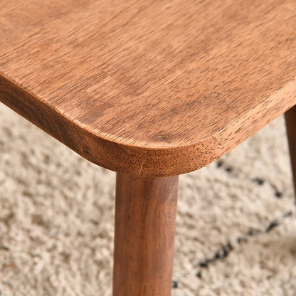 Tabouret design en bois massif naturel, solide et élégant