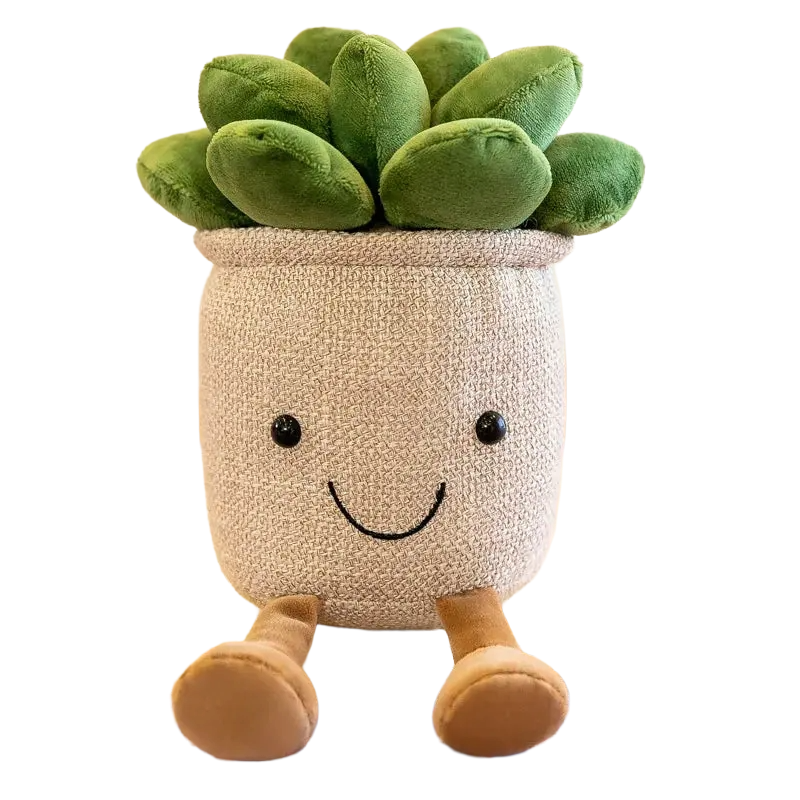 Plante charnue en peluche pour enfants