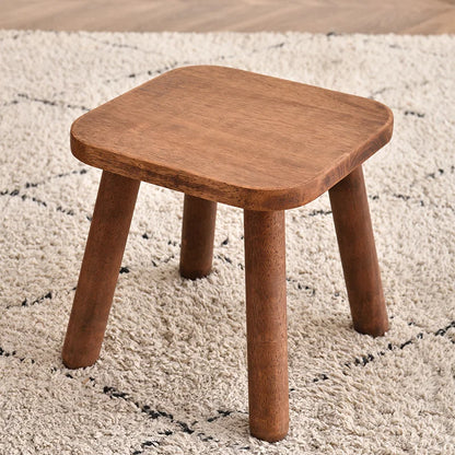 Tabouret design en bois massif naturel, solide et élégant