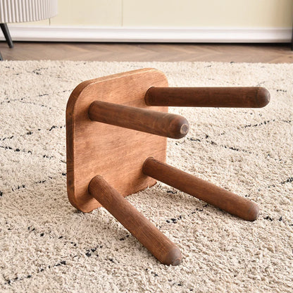 Tabouret design en bois massif naturel, solide et élégant