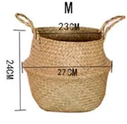 Pot de fleurs en rotin pour rangement de vêtements sales, WF1015