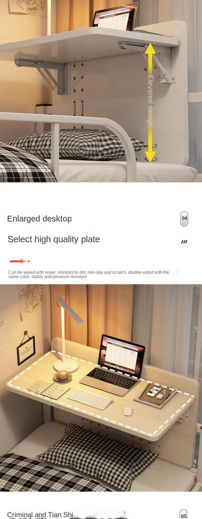 Table de lit pliable, pratique et compacte