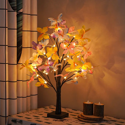 Lumières d'arbre de table, LED décorative