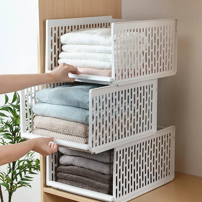 Boite rangement pour vêtements  empilable