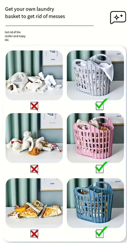 Panier à linge pliable moderne