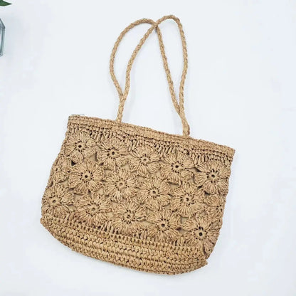 Sac fourre-tout estival, fleuri et tissé avec style