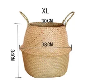 Pot de fleurs en rotin pour rangement de vêtements sales, WF1015