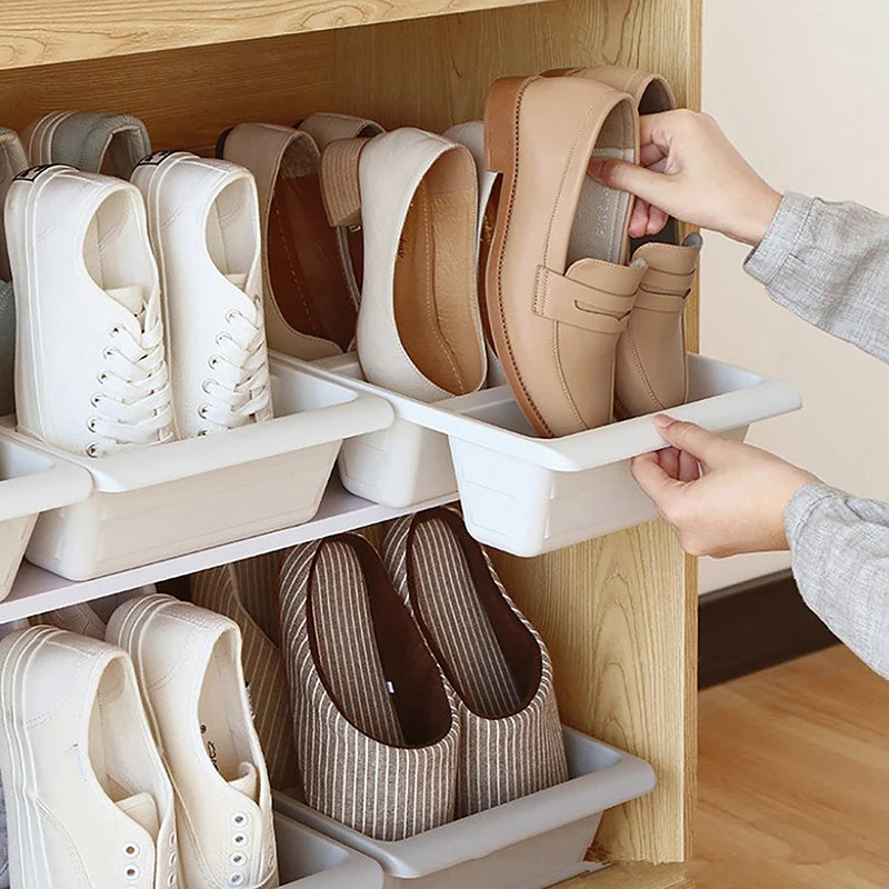 Étagère à pantoufles verticale, style moderne et simple