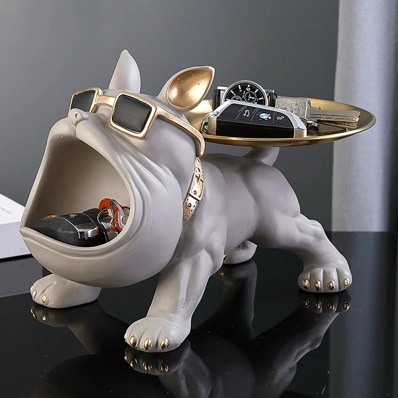 Figurine  bouledogue
