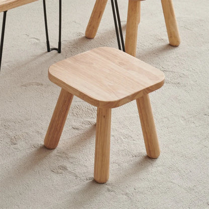 Tabouret design en bois massif naturel, solide et élégant
