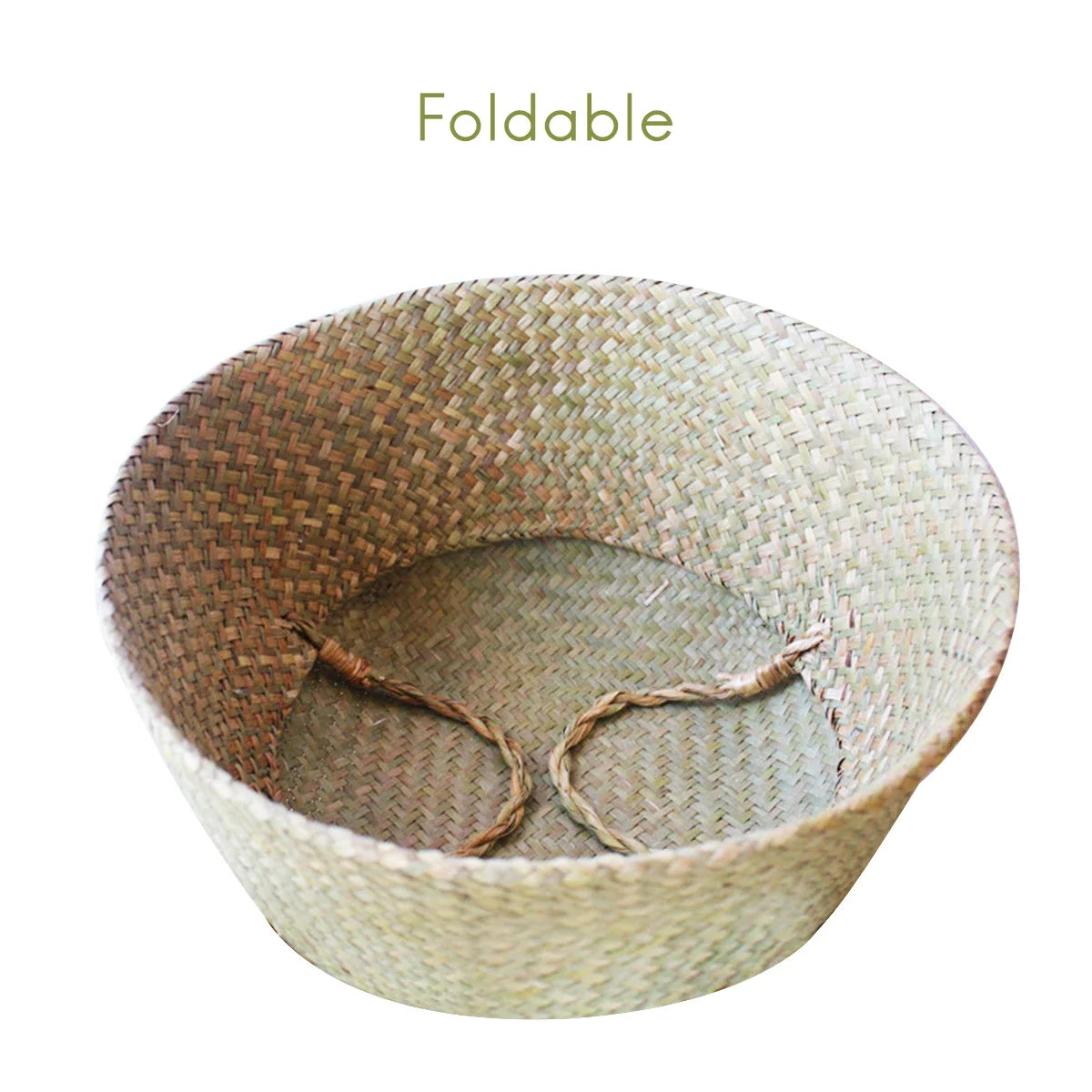 Pot de fleurs en rotin pour rangement de vêtements sales, WF1015