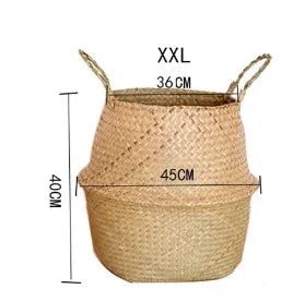 Pot de fleurs en rotin pour rangement de vêtements sales, WF1015