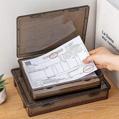 Organisateur de documents A4 anti-poussière