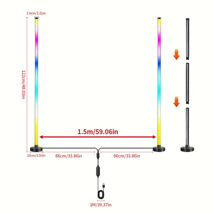 Lampadaire RGB Intelligent, contrôle musique éclairage