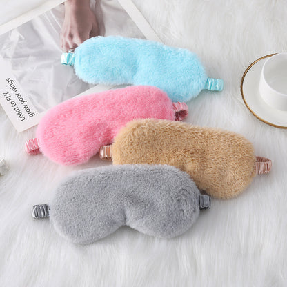 Masque pour les yeux style fourrure, confortable et coocooning